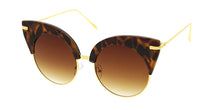7075 Women's Combo Large Round Cat Eye Frame