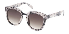 7196 Women's Plastic Large Chunky Multi Color Print Frame