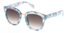 7196 Women's Plastic Large Chunky Multi Color Print Frame