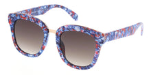 7196 Women's Plastic Large Chunky Multi Color Print Frame