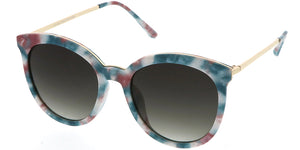 7221 Women's Combo Large Rounded Multi Color Print Frame