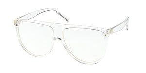 7283CLR Women's Plastic Large Flat Top Designer Frame w/ Clear Lens