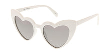 7340HRT/RV Women's Plastic Heart Frame w/ Color Mirror Lens