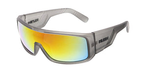 7349KSH/RV KUSH Plastic Matte Crystal Grey Shield w/ Color Mirror Lens