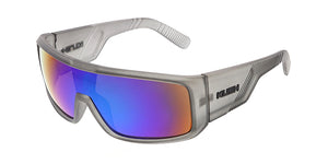 7349KSH/RV KUSH Plastic Matte Crystal Grey Shield w/ Color Mirror Lens