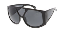 7449 Unisex Plastic Oversized Square Tri Lens Frame