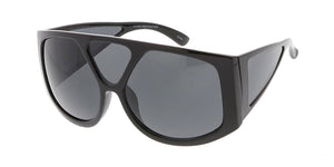 7449 Unisex Plastic Oversized Square Tri Lens Frame