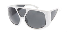 7449 Unisex Plastic Oversized Square Tri Lens Frame