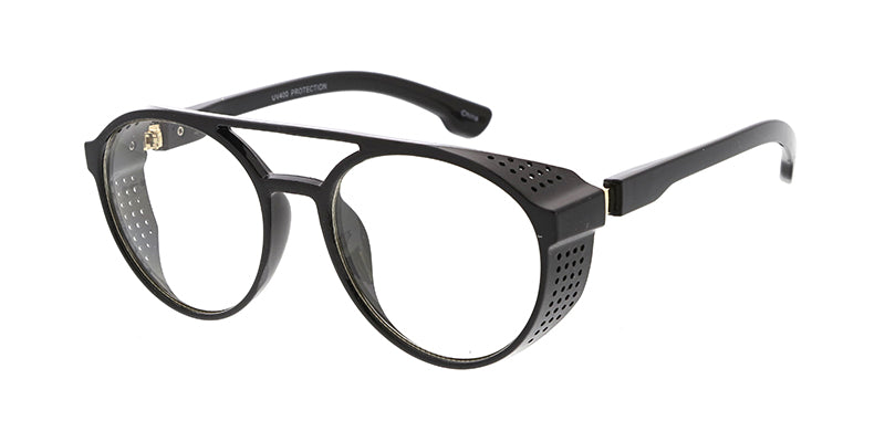 Aviator sunglasses sales with side shields