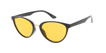 7459COL Women's Plastic Medium Thin Cat Eye w/ Color Lens
