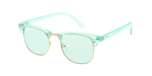 7475CRY/COL Unisex Combo Monochromatic Color Clubber Frame w/ Color Lens