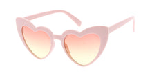 7476HRT/COL Women's Plastic Large Heart Frame w/ Two Tone Lens