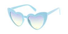 7476HRT/COL Women's Plastic Large Heart Frame w/ Two Tone Lens