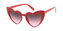7476HRT/COL Women's Plastic Large Heart Frame w/ Two Tone Lens