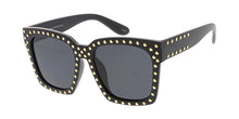7585 Women's Plastic Large Square Studded Frame