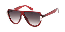 7610 Women's Plastic Medium Flat Top Frame w/ Pearls