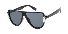 7610 Women's Plastic Medium Flat Top Frame w/ Pearls