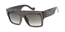 7662GLT Women's Plastic Large Flat Top Frame w/ Glitter Inserts
