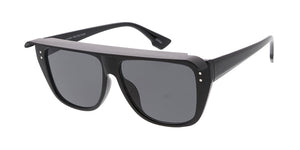 7664 Women's Plastic Large Rectangular Frame w/ Visor