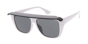 7664 Women's Plastic Large Rectangular Frame w/ Visor