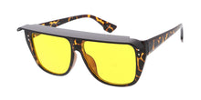 7664 Women's Plastic Large Rectangular Frame w/ Visor