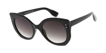 7677 Women's Plastic Large Rounded Cat Eye Frame