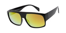 7699ME/RV Men's Plastic Casual Medium Thick Flat Top Frame w/ Color Mirror Lens