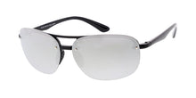 7723ME/RV Men's Plastic Casual Medium Rectangular Double Bridge Frame w/ Color Mirror Lens