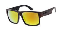 7735KSH/RV KUSH Plastic Medium Rectangular Woodgrain Textured Frame w/ Color Mirror Lens