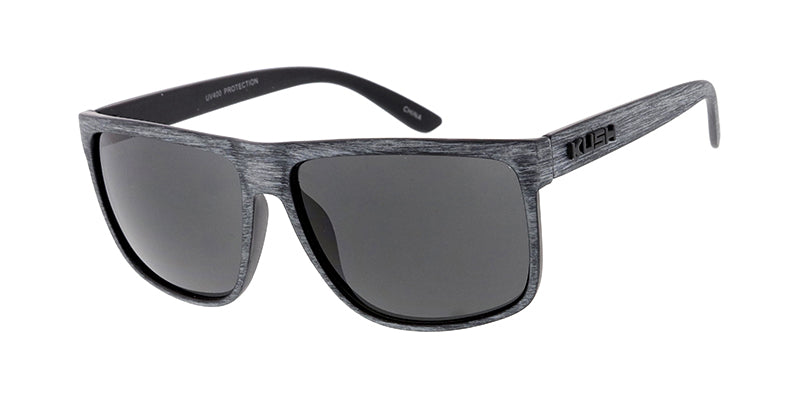 7736KSH KUSH Plastic Medium Flat Top Woodgrain Textured Frame