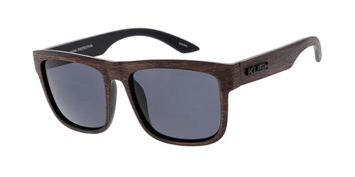 7738KSH KUSH Plastic Large Flat Top Rectangular Woodgrain Textured Frame