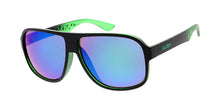7768KSH/RV KUSH Plastic Large Rounded Rectangular Frame w/ Color Mirror Lens