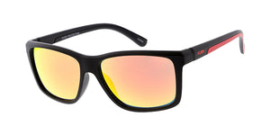 7774KSH/RV KUSH Plastic Small Rectangular Sports Wrap Frame w/ Color Mirror Lens