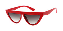 7780 Women's Plastic Small Chunky Triangular Designer Inspired Frame