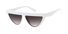 7780 Women's Plastic Small Chunky Triangular Designer Inspired Frame