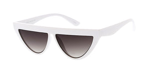 7780 Women's Plastic Small Chunky Triangular Designer Inspired Frame