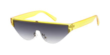 7797 Unisex Plastic Medium Flat Top Brow Line Futuristic Frame