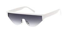 7797 Unisex Plastic Medium Flat Top Brow Line Futuristic Frame