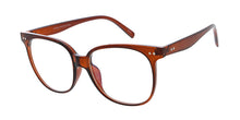 7866BLF/CLR Women's Plastic Medium Classic Frame  w/ Blue Light Filtering Clear Lens Computer Glasses