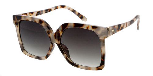 7888 Women's Plastic Oversized Square Vintage Inspired Frame