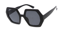7900 Women's Plastic Large Chunky Hexagonal Vintage Inspired Frame