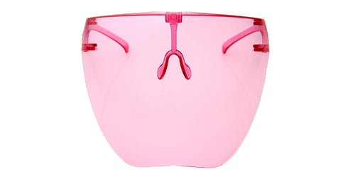 7954 Unisex Plastic Oversized Novelty Space Face Shield w/ Color Lens