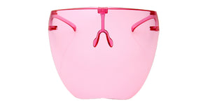 7954 Unisex Plastic Oversized Novelty Space Face Shield w/ Color Lens