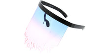 7961COL Unisex Plastic Oversized Novelty Flame Edge Fashion Face Shield w/ Two Tone Lens (6-pack)