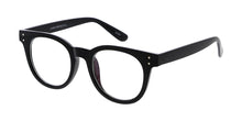 7972BLF/CLR Unisex Plastic Medium Vintage Inspired Hipster Riveted Classic Blue Light Filtering Computer Glasses