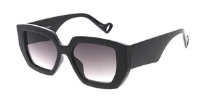 7984 Women's Plastic Large Hexagonal Chunky Modern Fashion Frame