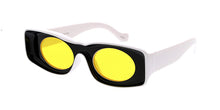 7995 Unisex Plastic Medium Chunky Rectangular Inset Color Accent Frame