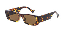 7998 Women's Plastic Small Rectangular Hipster Vintage Inspired Frame