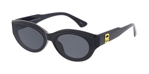 80000 Women's Plastic Small Oblong Flush Lens Frame