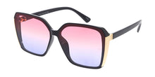 80001 Women's Plastic Large Square Frame w/ Metal Accent